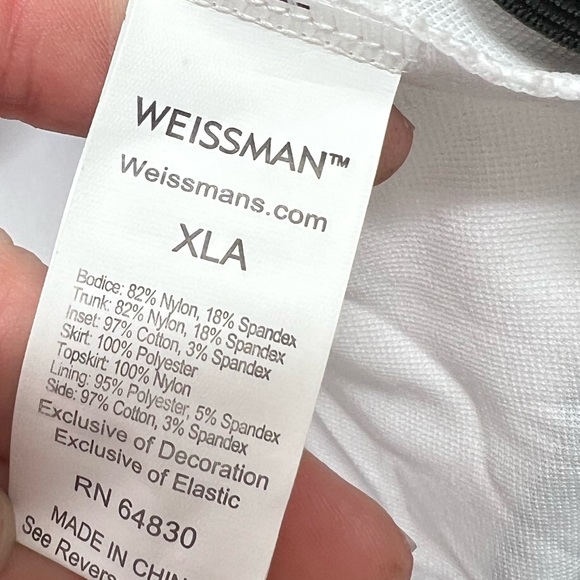 Weissman Adult Dance Costume Dress Sailer Pin Up Retro Size XL NEW - Picture 5 of 11